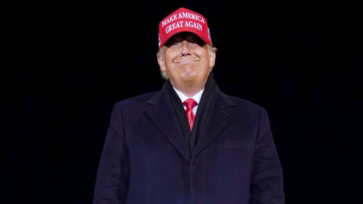 Der fr&uuml;here US-Pr&auml;sident Donald Trump f&uuml;hlt sich in seinem Anwesen Mar-a-Lago in Palm Beach, Florida, offenbar pudelwohl. (Foto)