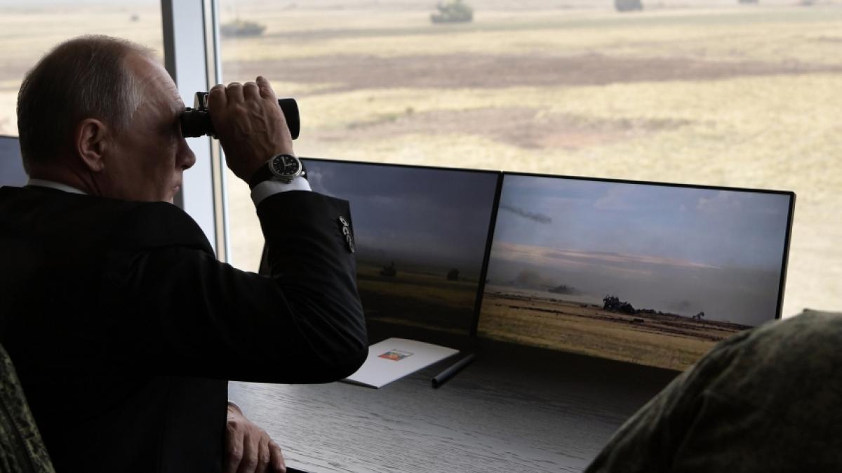 Wladimir Putin will seinen Truppen einen Besuch abstatten. (Foto)