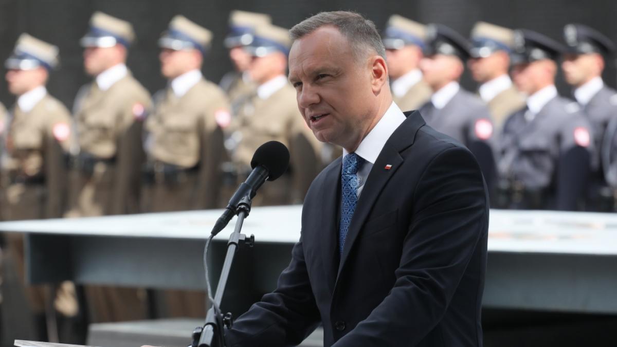 Der polnische Pr&auml;sident Andrzej Duda sagt, dass die Wagner-S&ouml;ldner in Belarus von Moskau aus gesteuert werden. (Foto)