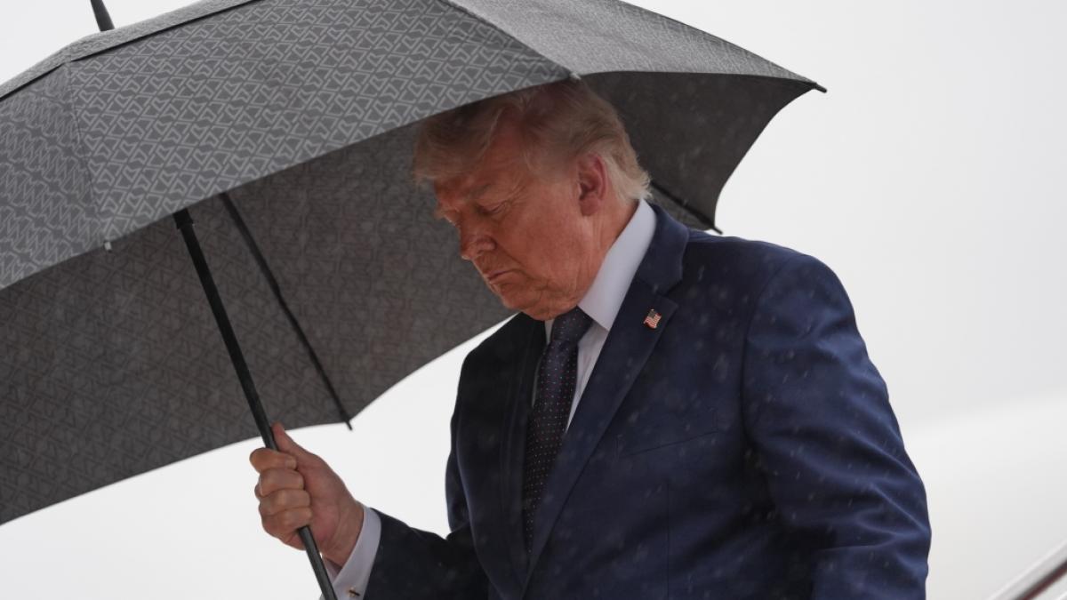 Donald Trump von Trauer gezeichnet: Der unerwartete Tod von Eishockey-Star Claude Lemieux hat den US-Pr&auml;sidenten ungewohnt emotional werden lassen. (Foto)