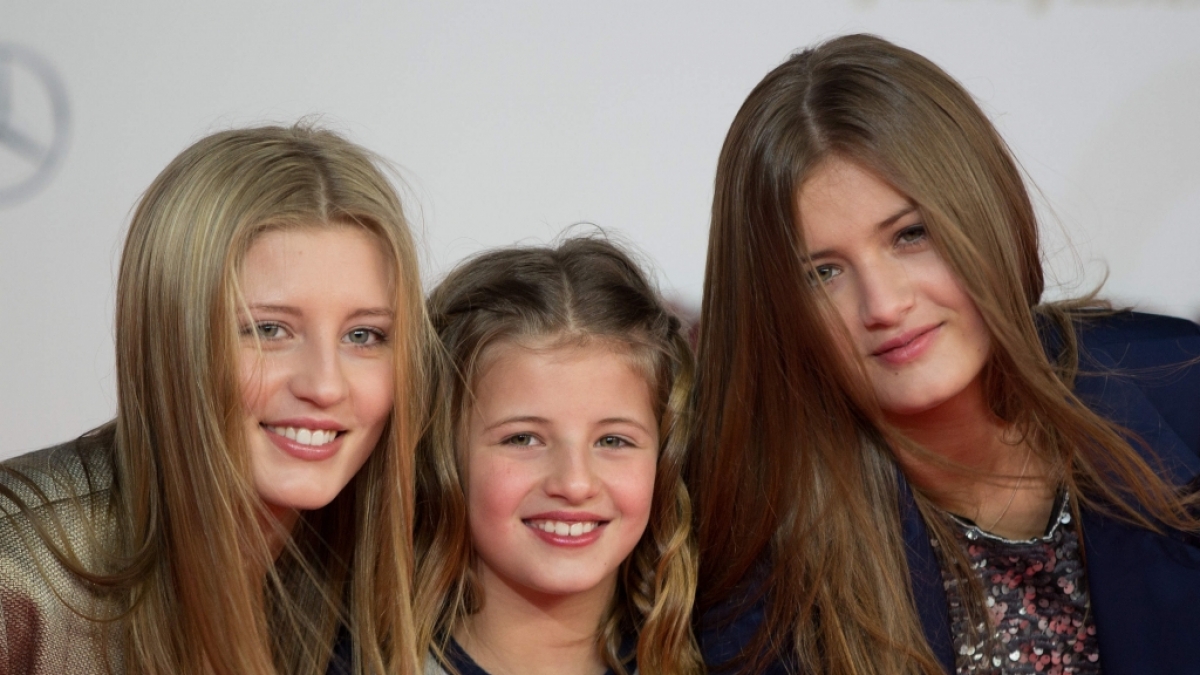 Til Schweigers T&ouml;chtern Luna, Emma und Lilli (vl.n.r.) sind inzwischen zu jungen Frauen herangewachsen. (Foto)