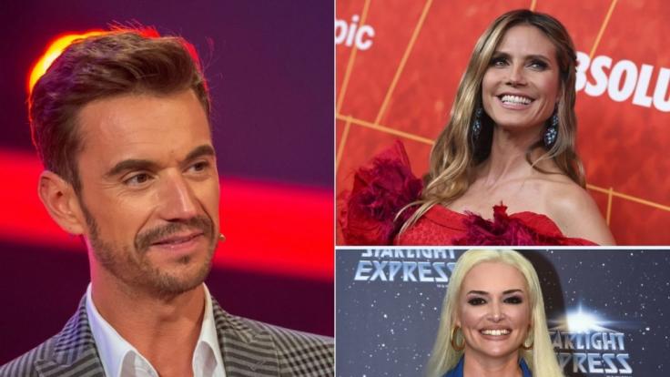 Florian Silbereisen, Heidi Klum und Daniela Katzenberger.