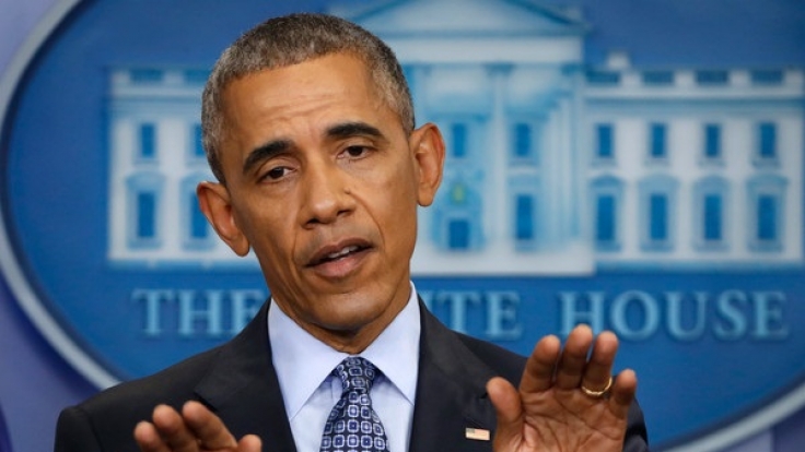 Barack Obama bei seiner letzten Pressekonferenz im Weißen Haus.