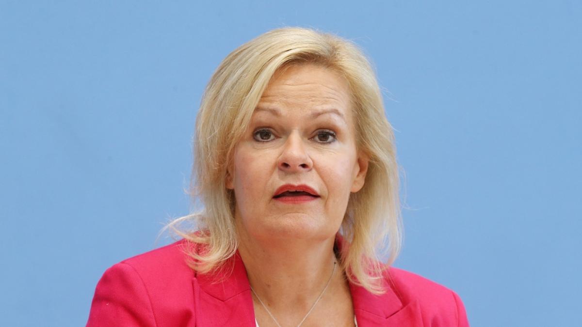 Innenministerin Nancy Faeser (SPD) warnt vor Angriffen auf kritische Infrastruktur in Deutschland. (Foto)