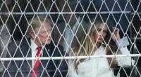Eisige Stimmung bei Donald und seiner Melania? Die Aufnahmen zeigt den US-Präsidenten und die Frist Lady beim IndyCar-Rennen 