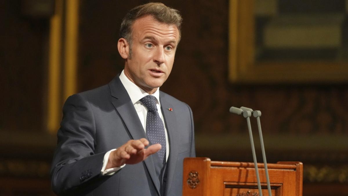 Emmanuel Macron: Frankreich fordert Pal&auml;stina-Anerkennung.&nbsp; (Foto)