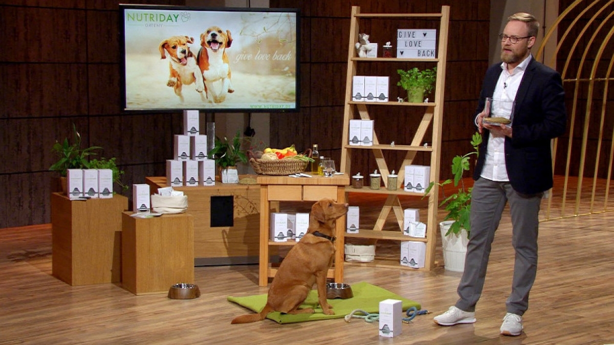 Thomas L&ouml;bke von "Nutriday" bei "Die H&ouml;hle der L&ouml;wen". (Foto)