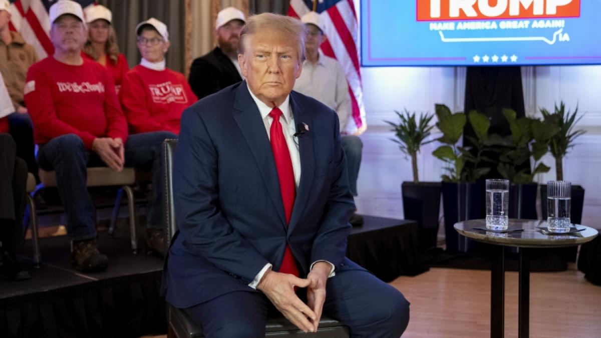 &Uuml;ber Donald Trumps Auftritt in Iowa wird reichlich gespottet. (Foto)
