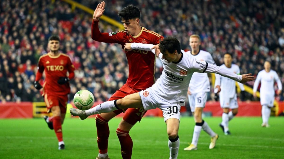 Eintracht Frankfurt hat in der Conference League das letzte Gruppenspiel gegen FC Aberdeen verloren. (Foto)