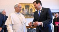 Marco Rubio blamierte sich mit seinem Geschenk für den Papst.