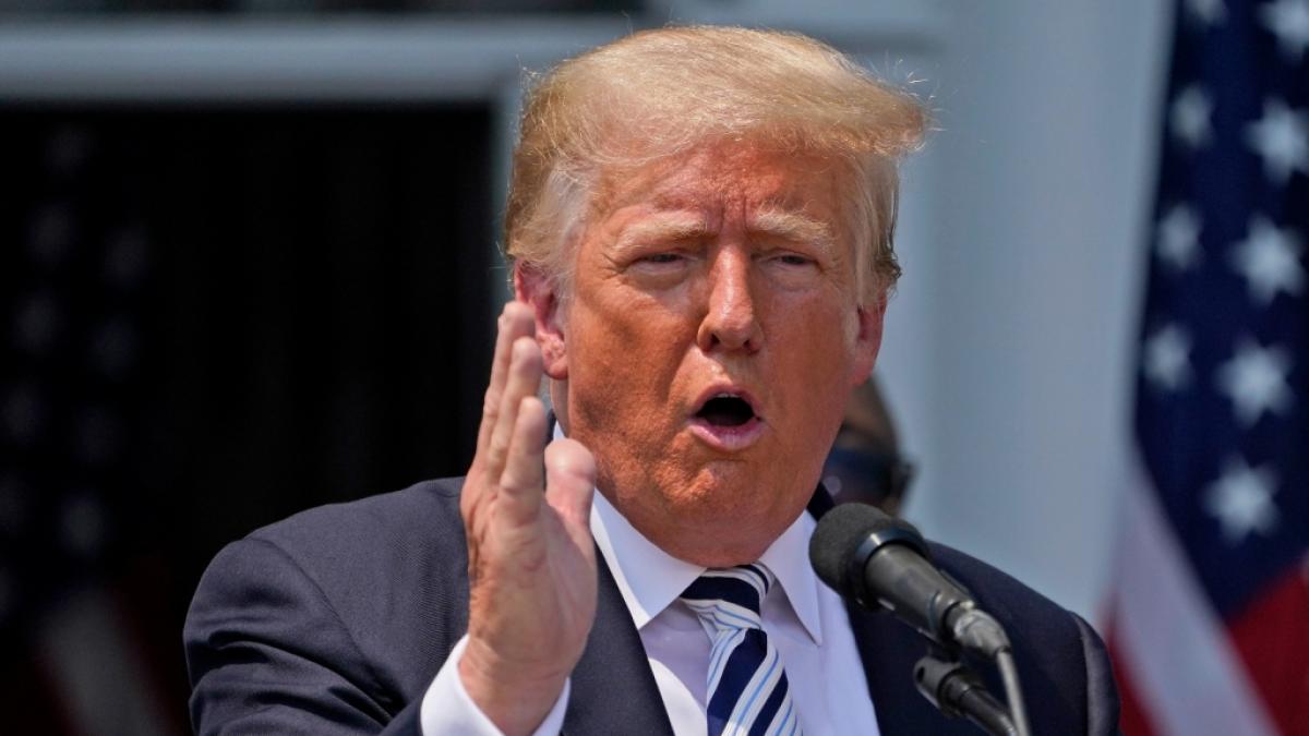 Donald Trump glaubt, dass Joe Biden die US-Wahlen nur durch manipulierte Thermostate gewonnen hat. (Foto)