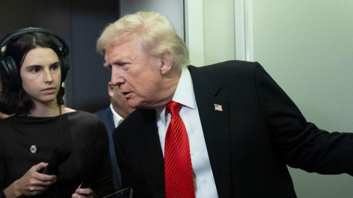 Donald Trump konnte wieder einmal nicht an sich halten. (Foto)