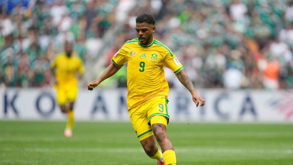 Fu&szlig;ball, M&auml;nner, WM, Er&ouml;ffnungsspiel, Mexiko - S&uuml;dafrika, Vorrunde, Gruppe A, Spieltag 1, Mexiko-Stadt-Stadion, der S&uuml;dafrikaner Lyle Foster in Aktion, vom 11.06.2026. (Symbolbild) (Foto)