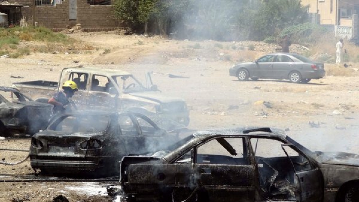 Am 25. Juli 2014 verübten Terroristen in Kirkuk im Norden Iraks ein Bombenattentat. (Foto)