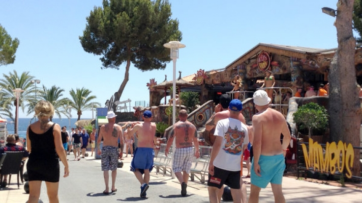 Magaluf ist vor allem bei britischen Touristen beliebt.