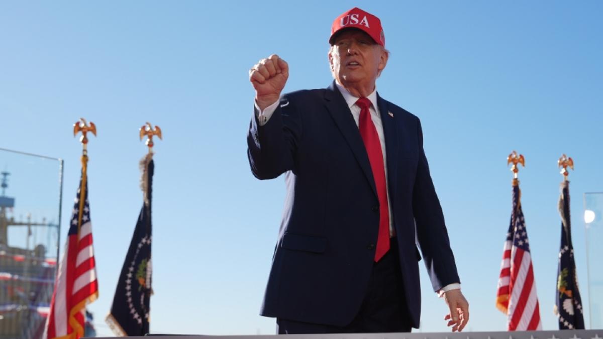 Donald Trump sorgt mit einer neuen Tanzeinlage f&uuml;r Wirbel. (Foto)