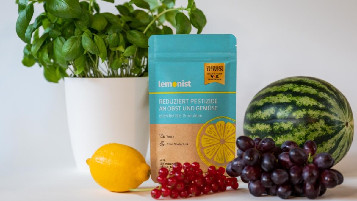Das "Die H&ouml;hle der L&ouml;wen"-Produkt lemonist soll Pestizid-R&uuml;ckst&auml;nde von Obst und Gem&uuml;se reduzieren. (Foto)