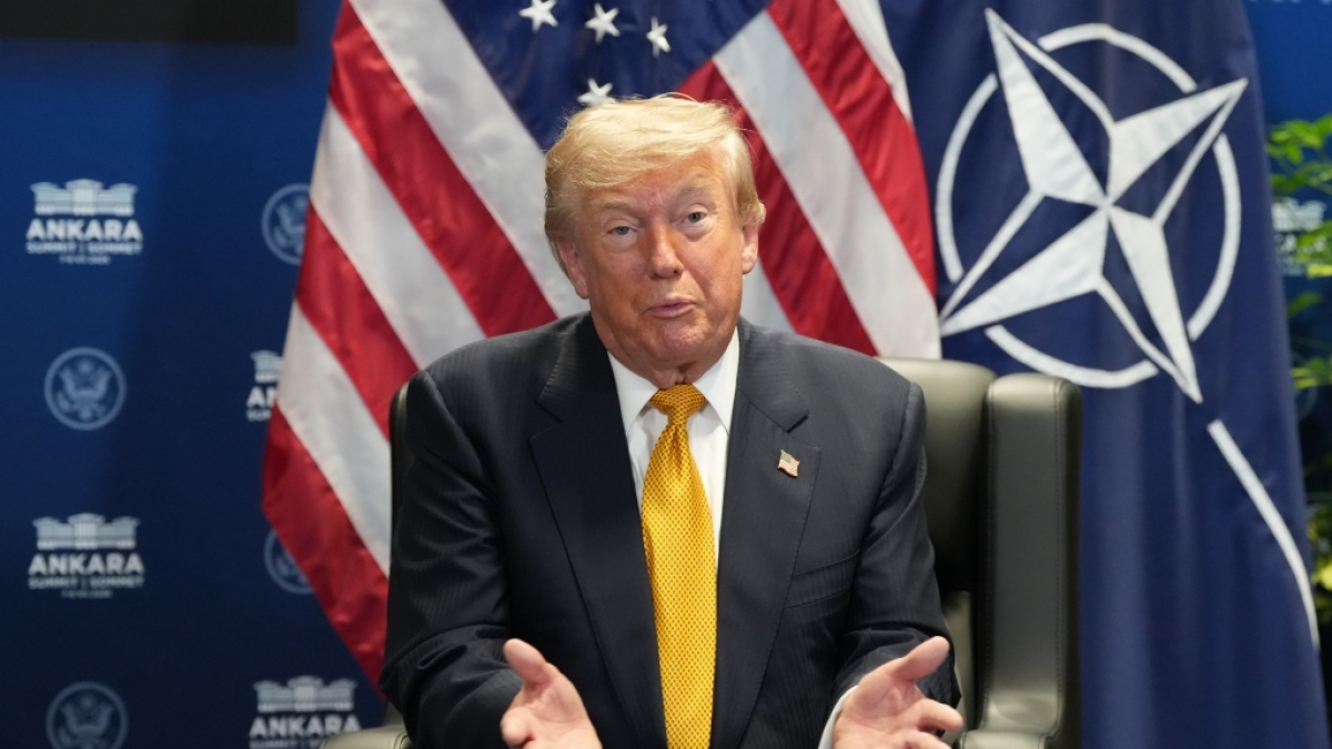 Donald Trump sorgt beim Nato-Gipfel f&uuml;r Schlagzeilen. (Foto)