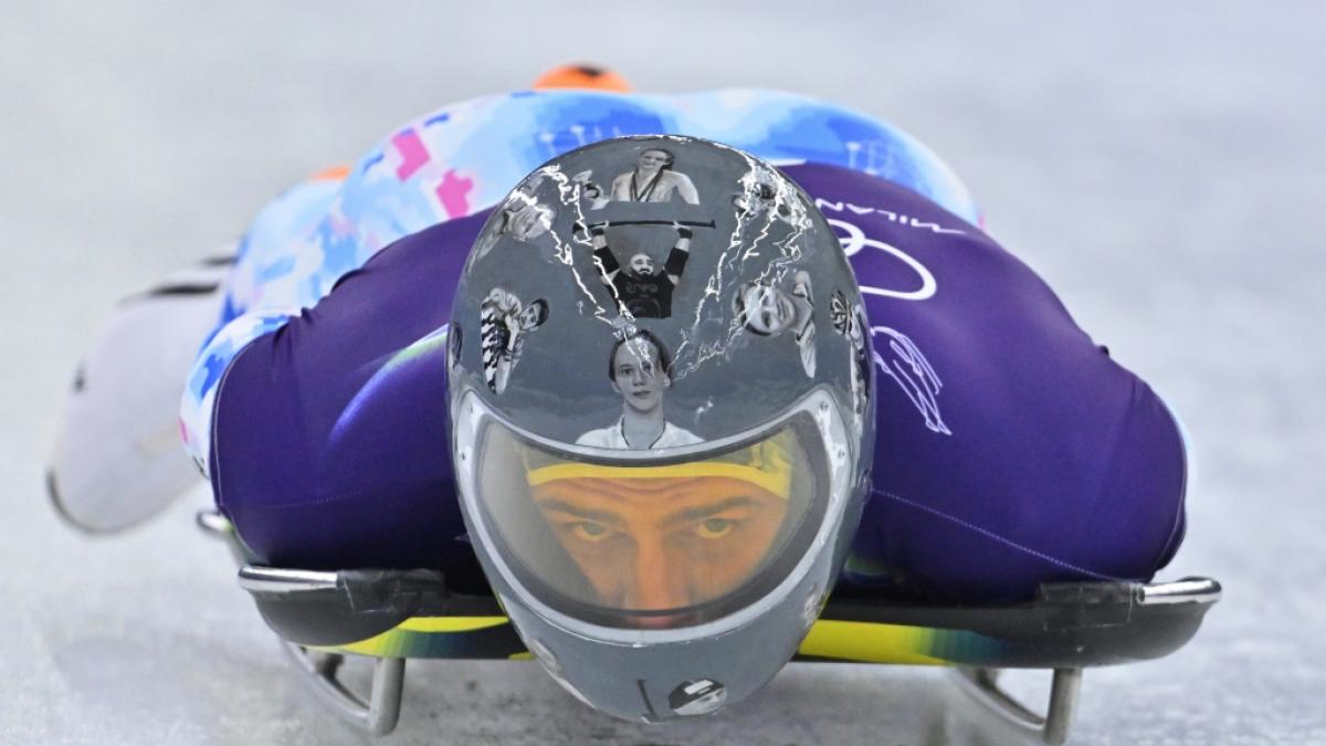 Wladyslaw Heraskewytsch sorgt mit seinem Helm bei Olympia f&uuml;r Wirbel. (Foto)