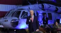 Joe Biden schockte bei einem Auftritt zum Auftakt der Thanksgiving-Woche, als er ein kleines Mädchen in der Norfolk Naval Station ansprach.