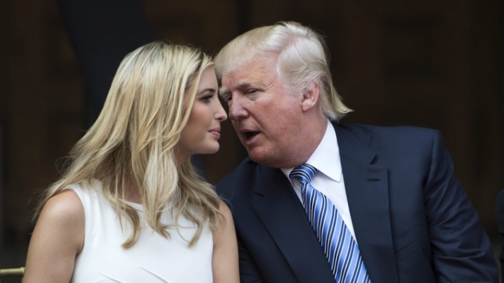 Immer an seiner Seite: Ivanka Trump ist die Sympathieträgerin im Kampf um die Präsidentschaft.